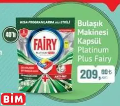 PLATİNUM PLUS FAİRY BULAŞIK MAKİNESİ KAPSÜL